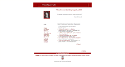 Desktop Screenshot of filosofiapertutti.eu